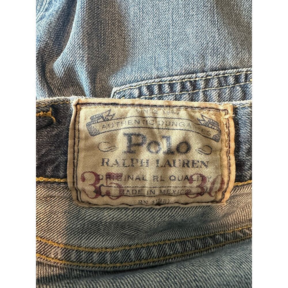 Men's Ralph Lauren Polo Denim Jeans Classic Fit 35x30 - Picture 4 of 5